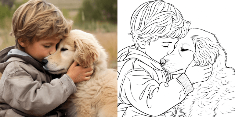 Exemple de coloriage de Lucas L.